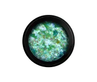 Color Magic Flakes - Körömdíszítő pehely - Green