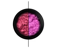 Körömdíszítő Thermo por - Bordó/Neon Rose