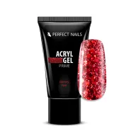 Shimmer AcrylGel Prime in Tube 15g - Glittery Red