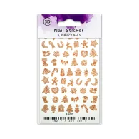 Nail Sticker - Gingerbread