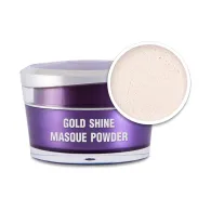 Körömágyhosszabbító porcelánpor - Masque Gold Shine powder 5ml