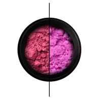 Körömdíszítő Thermo por - Bordó/Neon Rose
