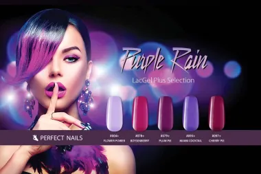 Shades of Purple in a Fantastic Collection - Purple Rain, The New Gel Polish Set