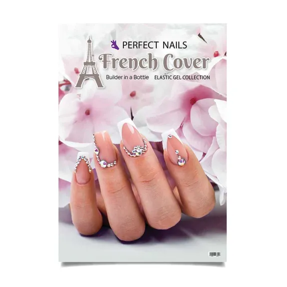 Perfect Nails Poster A2 - French Cover Elastic Gel Collection