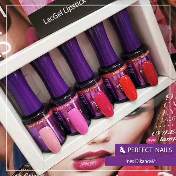 LacGel #190 Gel Polish 8ml - Candy Babe - Lipstick