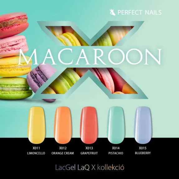 LacGel LaQ X - Colecția de oje cu gel Macaroon