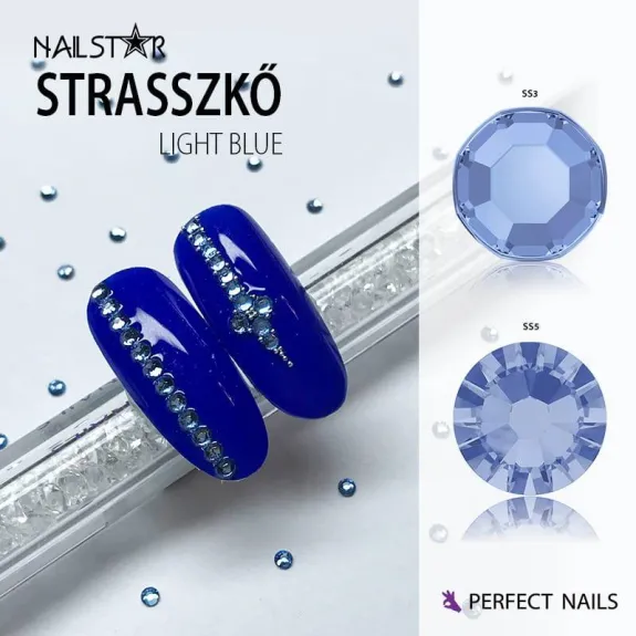 Rhinestone NailStar SS3 - Light Blue 20pcs