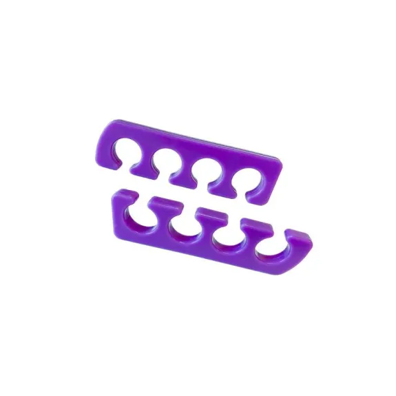 Sanitizable Silicone Toe Separator - Purple 2pcs