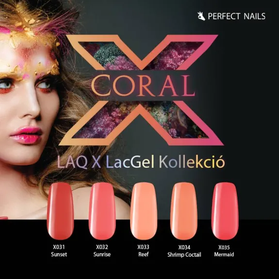 LacGel LaQ X - Coral Gel Polish Collection