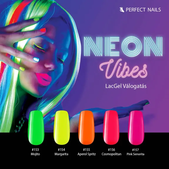 Selecție de oje cu gel LacGel Neon Vibes