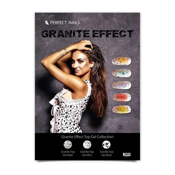 Poster Perfect Nails A2 - Colecția Efect Granit