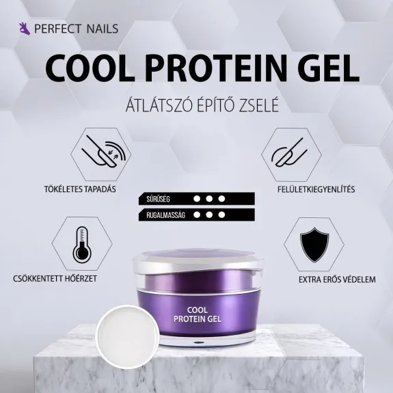 Cool Protein Gel - Clear Nail Builder Gel 50g