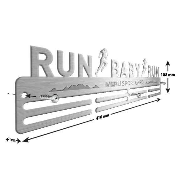 Medal Holder - Run Baby Run