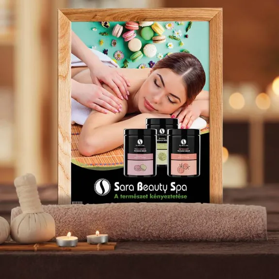 Sara Beauty Spa Massage Creams Poster A2