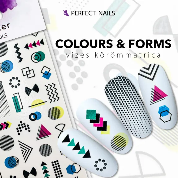 Nail Sticker - Colours&Forms