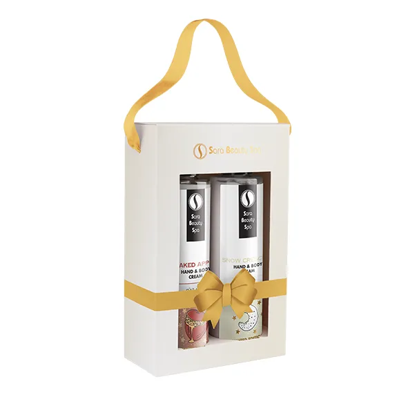 Essential Winter Cream - Kit cadou cu mere la cuptor și Essential Winter Cream Winter Snow Crescent