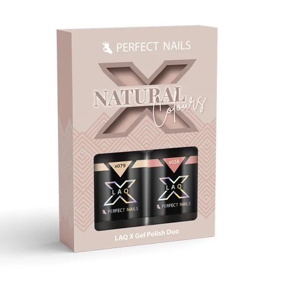 LacGel LaQ X - Natural Colours Duo Gel Polish Selection