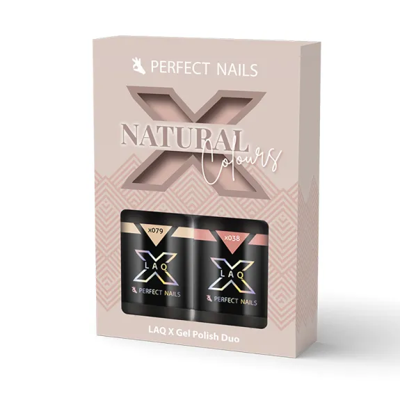 LacGel LaQ X - Natural Colours Duo Gel Polish Selection