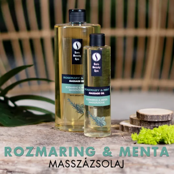 Massage Oil - Rosemary-Mint - 250 ml