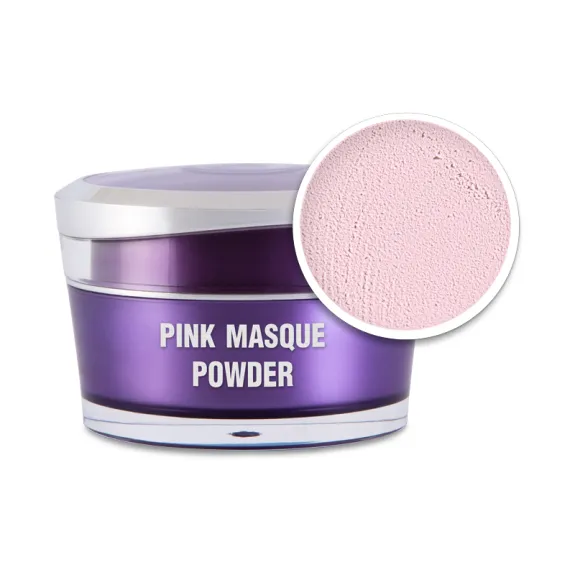 Műkörömépítő porcelánpor - Masque Pink powder 5ml