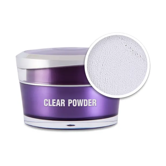 Műkörömépítő porcelánpor - Clear powder 30ml