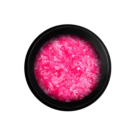 Neon Flakes körömdíszítő pehely - pink