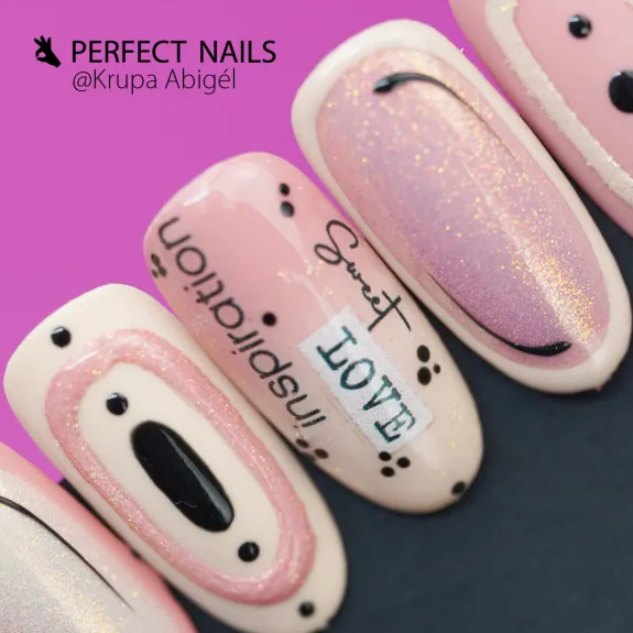 Nail Sticker - Lovely Words