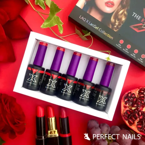 LacGel LaQ X - The Red Classics Gel Polish Collection