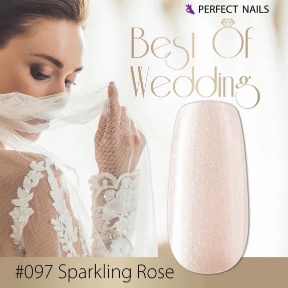 LacGel #097 Gel Polish 4ml - Sparkling Rose - Best of Wedding
