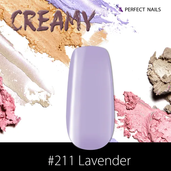 LacGel #211 Gel Polish 4ml - Lavender - Creamy