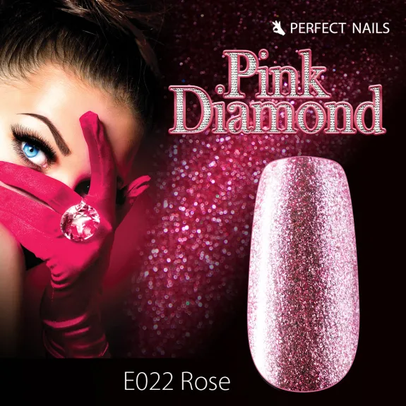 LacGel Effect E022 Gel Polish 4ml - Rose - Pink Diamond