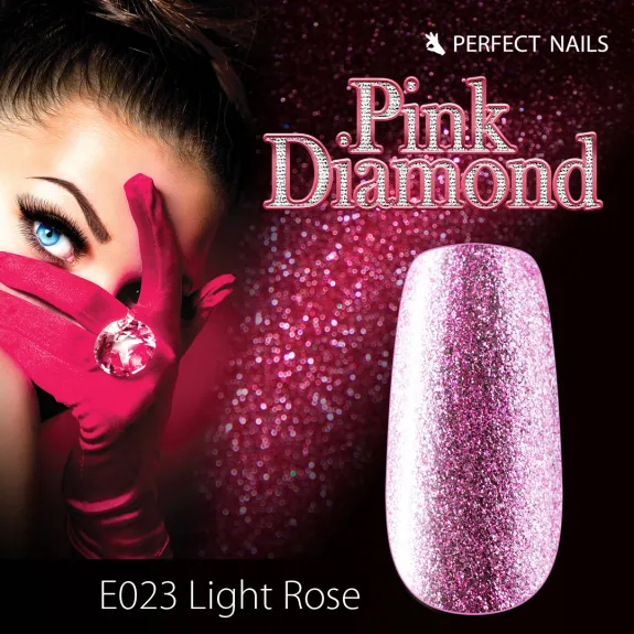 LacGel Effect E023 Gel Polish 4ml - Light Rose - Pink Diamond