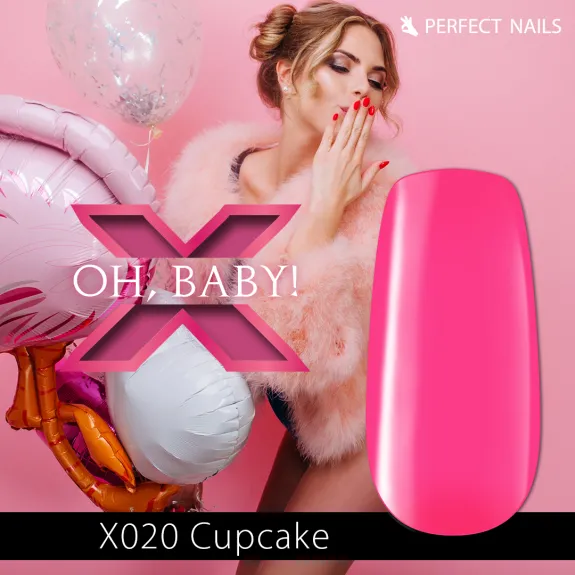 LacGel LaQ X Gel Polish 8ml - Cupcake X020 - Oh, Baby!