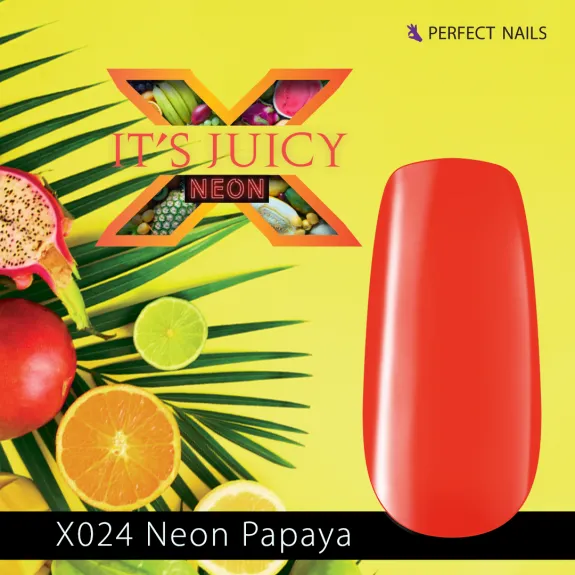 LacGel LaQ X Gel Polish 8ml - Neon Papaya X024 - Este suculent