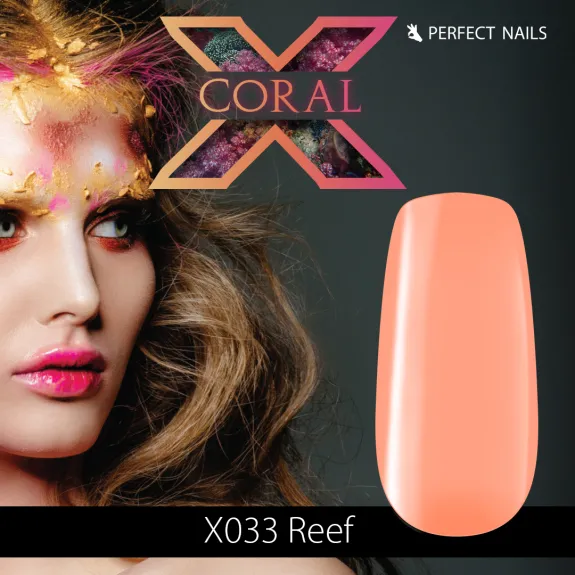 LacGel LaQ X Gel Polish 8ml - Reef X033 - Coral