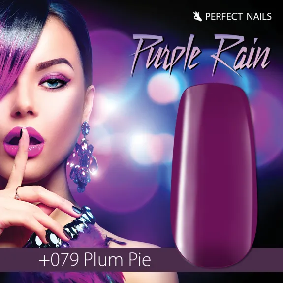 LacGel Plus +079 Gel Polish 4ml - Plum Pie - Purple Rain