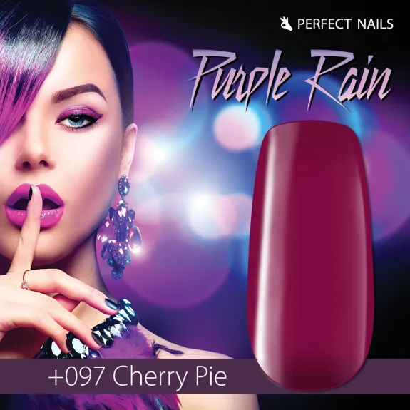 LacGel Plus +097 Gel Polish 8ml - Cherry Pie - Purple Rain