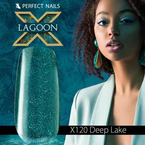 LacGel LaQ X Gel Polish 4ml - Deep Lake X120 - Lagoon