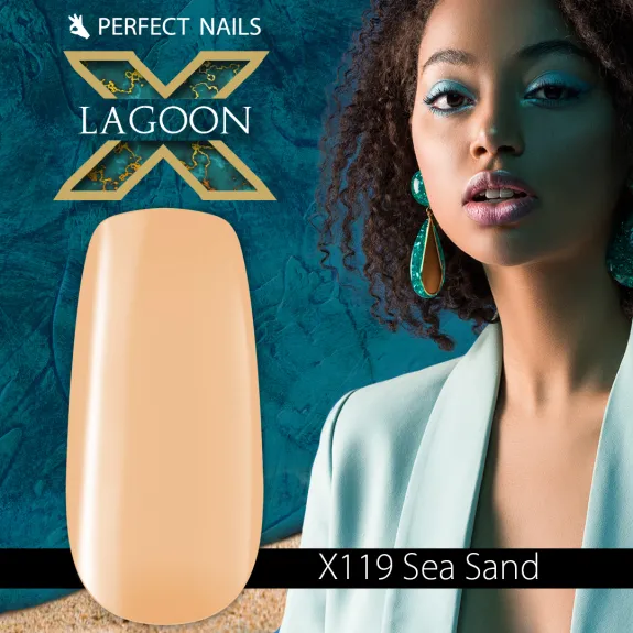 LacGel LaQ X Gel Polish 4ml - Sea Sand X119 - Lagoon