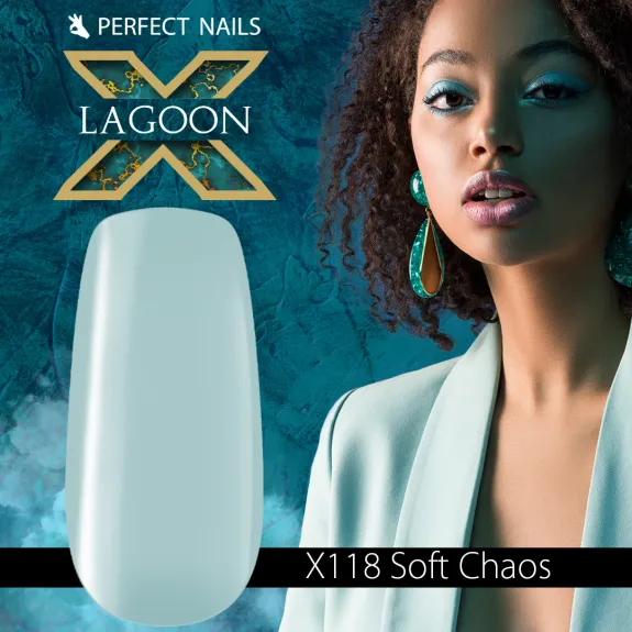 LacGel LaQ X Gel Polish 4ml - Soft Chaos X118 - Lagoon