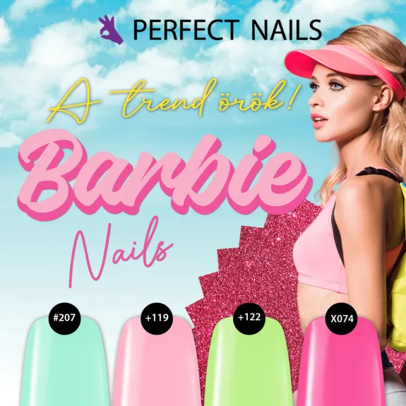 LacGel Barbie Nails Gel Polish Selection