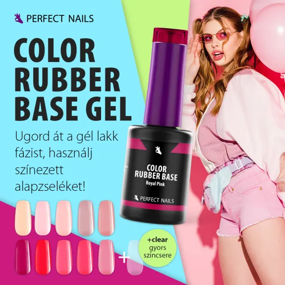 Color Rubber Base Gel - Royal Pink 4ml