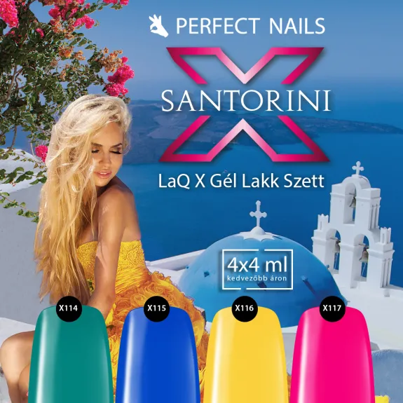 Color Chart - LacGel LaQ X Santorini Gel Polish Collection