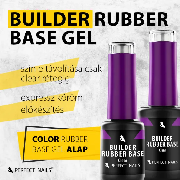 Gel de bază Builder Rubber - Transparent 8ml