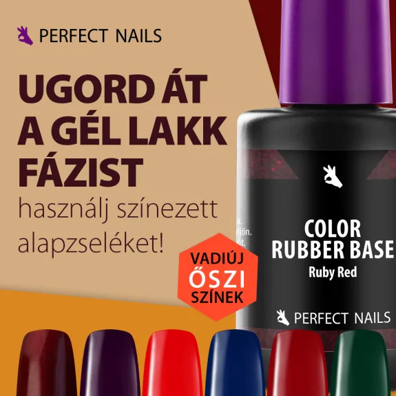 Color Rubber Base Gel - Dark Red 4ml
