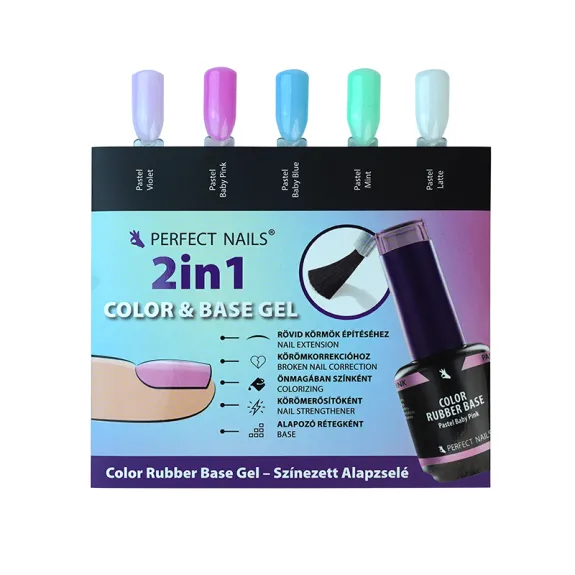 Color Chart - Color Rubber Base Gel Pastel - Marketing Materials ...