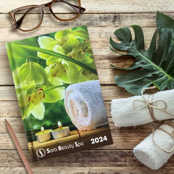 Sara Beauty Spa Appointment Book 2024 - Flowers