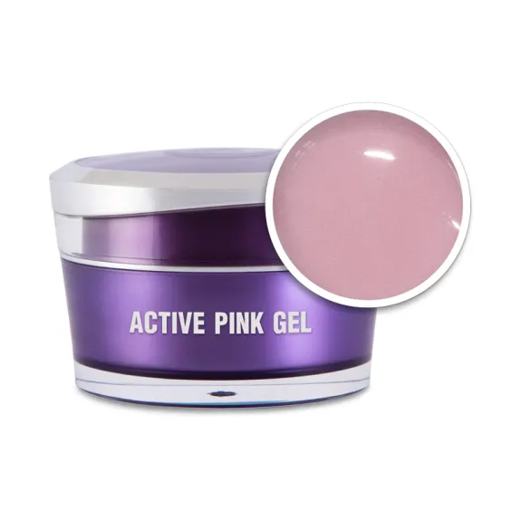 ACTIVE PINK GEL - Rózsaszín műkörömépítő zselé 30g