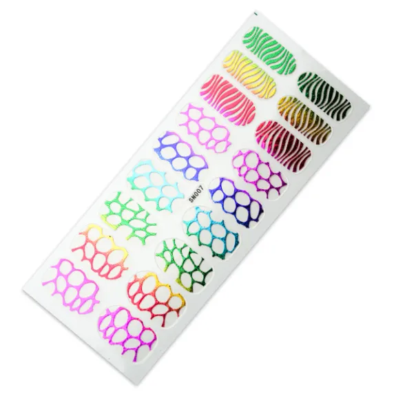 Holo Nail Sticker - Rainbow Animal Skin Pattern