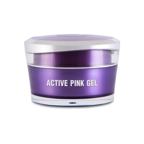 GEL ROZ ACTIV - Rózsaszín műkörömépítő zselé 30g